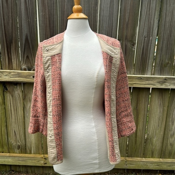 J. Jill tweed jacket, size medium - Picture 5 of 8